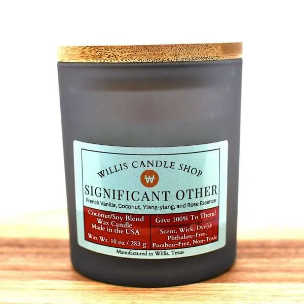 14.5 oz Frosted Candle | Luxury Candle Shop| Non-Toxic Candle