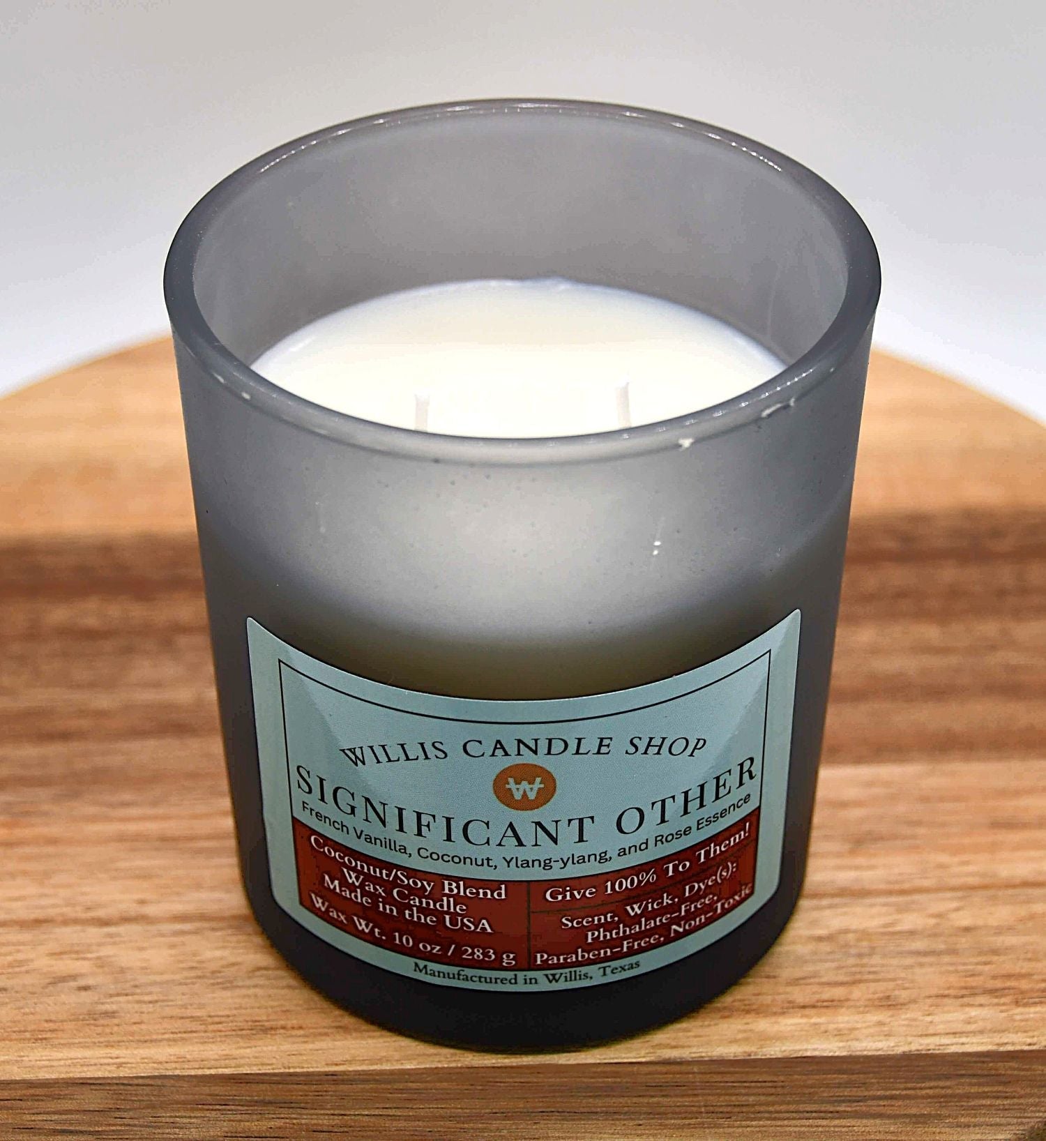 14.5 oz Frosted Candle | Luxury Candle Shop| Non-Toxic Candle